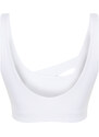 Trendyol White Medium Support/Sculpting Window/Cut Out Detail Knitted Sports Bra