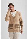 DEFACTO Relax Fit V-Neck Knitwear Cardigan