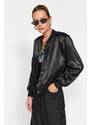 Trendyol Black Oversize Jacket Coat