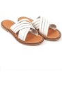 Capone Outfitters Mules - White - Flat