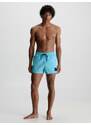 Pánské plavky Short Drawstring Swim Shorts CK Nylon KM0KM00868CU8 modrá - Calvin Klein