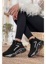 DARK SEER Black Women's Sneakers