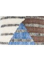 Modrý bavlněný polštář DUTCHBONE HAMPTON 45 x 45 cm