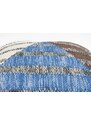 Modrý bavlněný polštář DUTCHBONE HAMPTON 45 x 45 cm