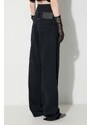 Džíny MM6 Maison Margiela Pants 5 Pockets dámské, high waist, S62LB0145