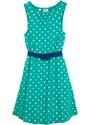 bonprix Žerzejové šaty pro dívky Zelená