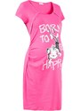 bonprix Kojicí noční košile s bavlnou Pink