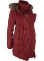 bonprix Těhotenská/nosící bunda, prošívaná Červená