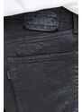 Bavlněné kalhoty Levi's 501 54 černá barva, přiléhavé