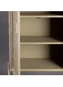 Béžová šatní skříň DUTCHBONE YASU 160 x 70 cm