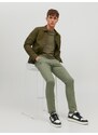 Zelené pánské chino kalhoty Jack & Jones Marco - Pánské