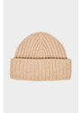 ČEPICE GANT RIBBED BEANIE hnědá None