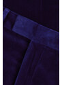 KALHOTY GANT VELVET SUIT PANTS modrá 44