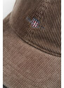 KŠILTOVKA GANT SHIELD CORD CAP hnědá None