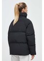 Péřová bunda adidas dámská, černá barva, zimní, oversize