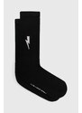 Neil Barrett Ponožky Neil Barett BOLT COTTON SKATE SOCKS černá barva, PBAC116.C9400.514