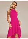 Ever Pretty Elegantní růžové šaty v asymetrické délce