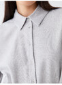 LC Waikiki Shirt Collar Plain Long Sleeve Poplin Women's Tunic