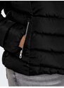 Černá dámská zimní prošívaná bunda ONLY CARMAKOMA New Ellan - Dámské