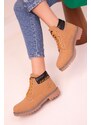 Soho Mustard Yellow Women's Boots & Booties 17662