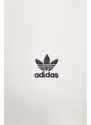 Mikina adidas Originals dámská, béžová barva, s kapucí, hladká, IJ5419