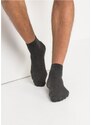 bonprix Nízké ponožky (10 párů) s organickou bavlnou Šedá