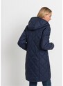 bonprix Prošívaný kabát, dvoubarevný Modrá