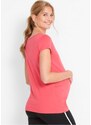 bonprix Základní těhotenské tričko (2 ks v balení) Pink