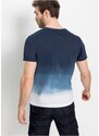 bonprix Tričko s barevným přechodem Modrá