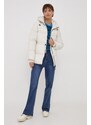 Bunda Pepe Jeans Misty dámská, béžová barva, zimní