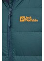 Péřová sportovní bunda Jack Wolfskin Ather zelená barva