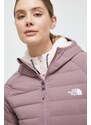 Péřová sportovní bunda The North Face Belleview růžová barva