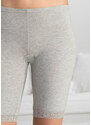 bonprix Dlouhé spodní kalhotky s krajkou (3 ks v balení) Béžová