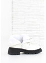 Cathay moda Bílé kotníkové boty 3551-2WH