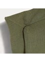 Zelené čalouněné čelo k posteli Kave Home Tanit 160 cm