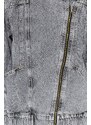 Džínová bunda Trendyol Grey Stitch Detail Bomber