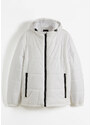 bonprix Prošívaná bunda s kapucí Bílá