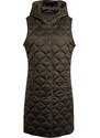 Orsay Khaki dámská dlouhá prošívaná vesta - Dámské