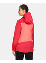 Dámská nepromokavá outdoorová bunda Kilpi HURRICANE-W růžová