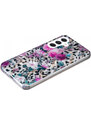 Pouzdro MFashion Samsung Galaxy A14 - vícebarevné - Květy