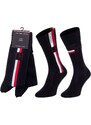 Tommy Hilfiger Sada dvou párů pánských vzorovaných ponožek v černé barvě Tommy Hi - Pánské