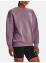 Under Armour Mikina Essential Flc OS Crew-PPL - Dámské