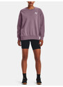 Under Armour Mikina Essential Flc OS Crew-PPL - Dámské