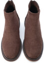 Marjin Women's Casual Boots & Booties With Zipper At The Back Efren Brown.