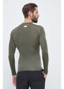 Tréninkové tričko s dlouhým rukávem Under Armour zelená barva, 1361524