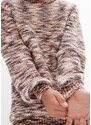 bonprix Chlapecký pletený svetr s melírem Bílá