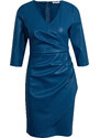 Orsay Modré dámské koženkové šaty - Dámské