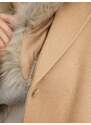 Orsay Béžový dámský kabát s příměsí vlny - Dámské