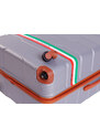 Cestovní kufr BERTOO Firenze - stříbrný M