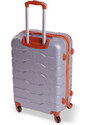 Cestovní kufr BERTOO Firenze - stříbrný L